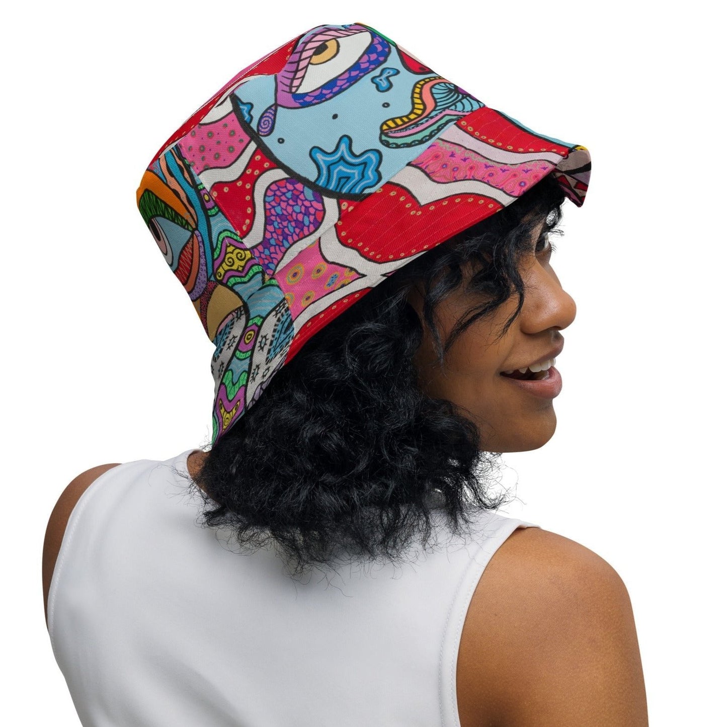 Reversible Bucket Hat 'Mooning'