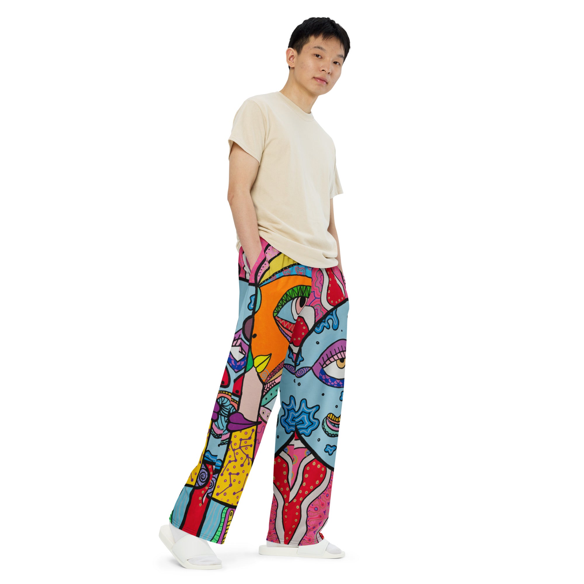Pantalon Large 'Mooning'