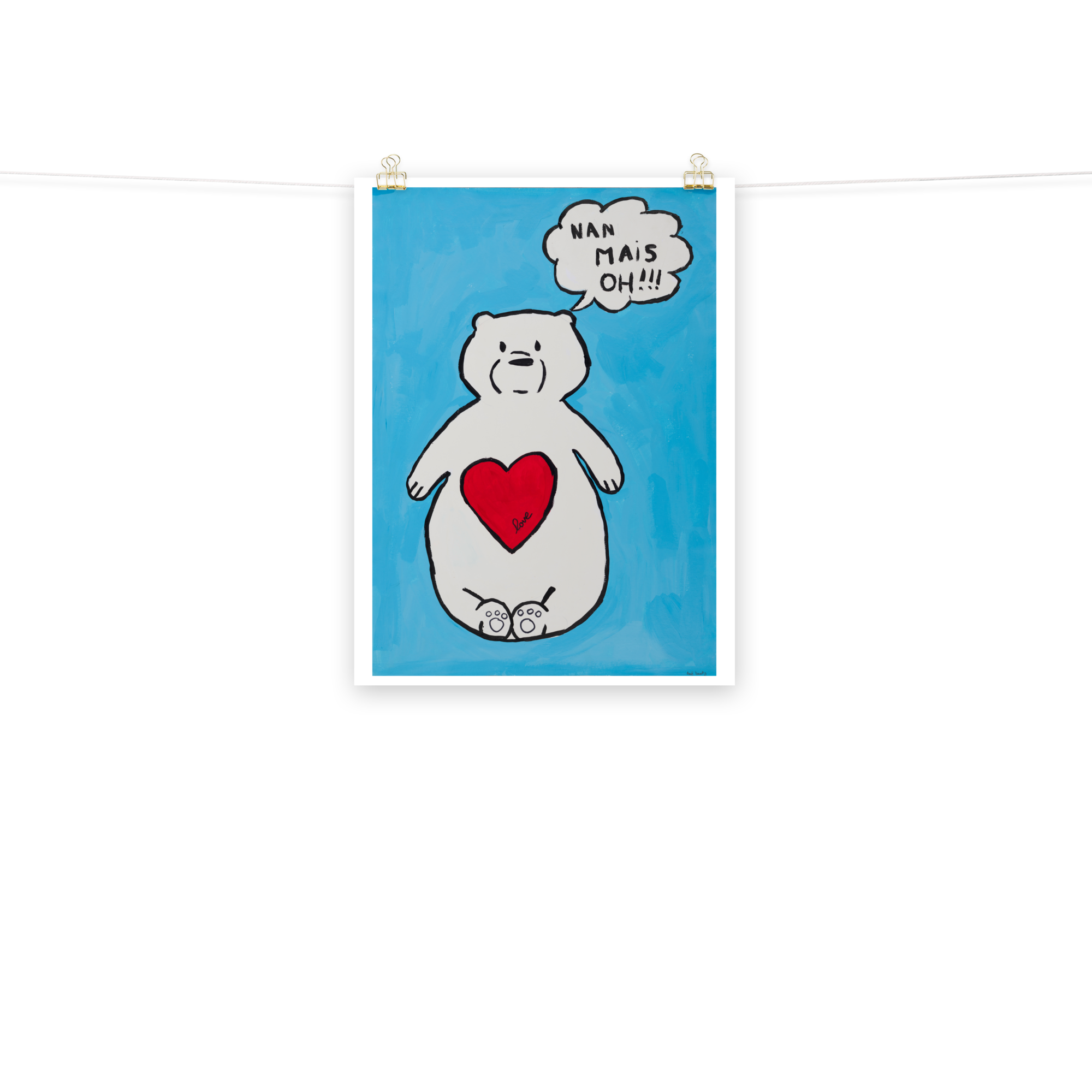 Poster Art print "Snowy"