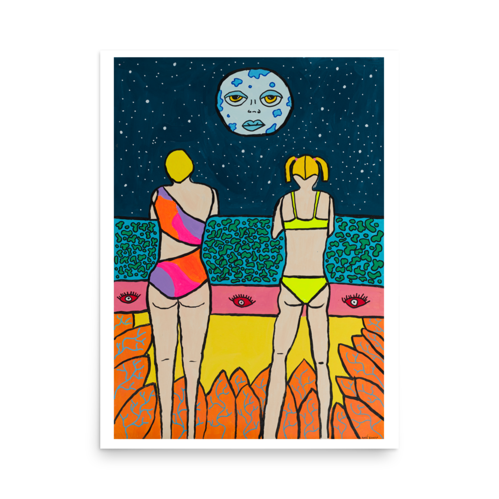 Poster Art Print Universe Gazing