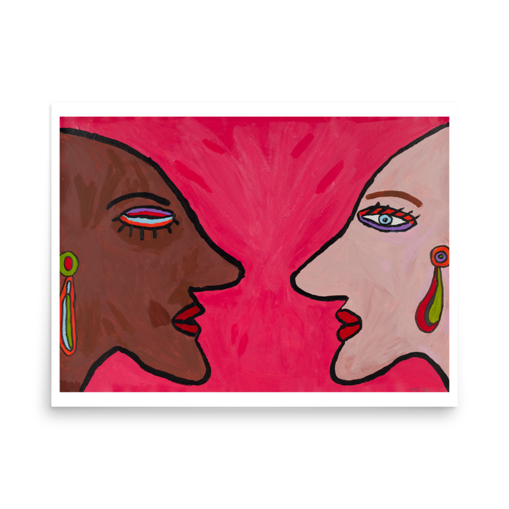 Poster Art Print "Two Women"