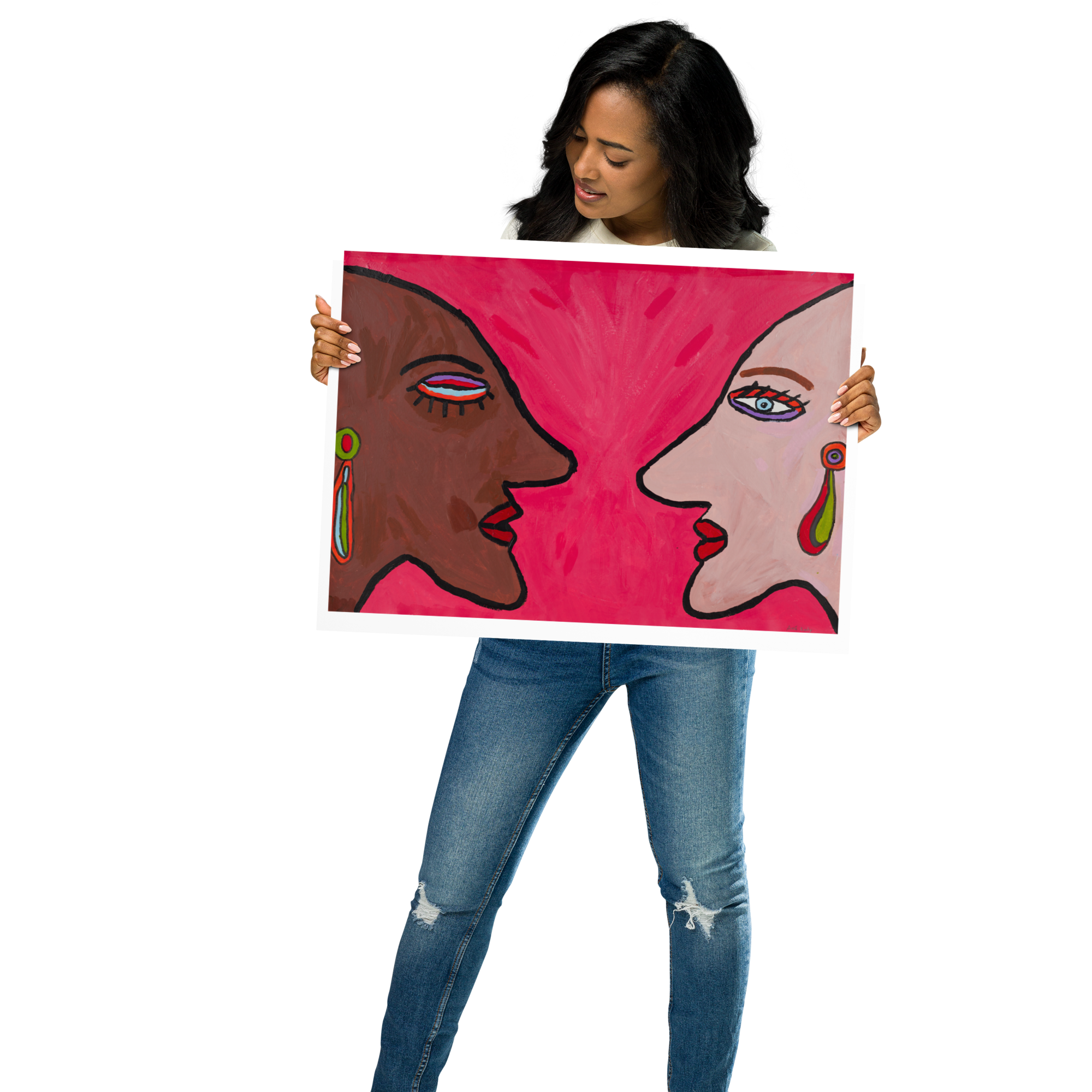 Poster Art Print "Two Women"