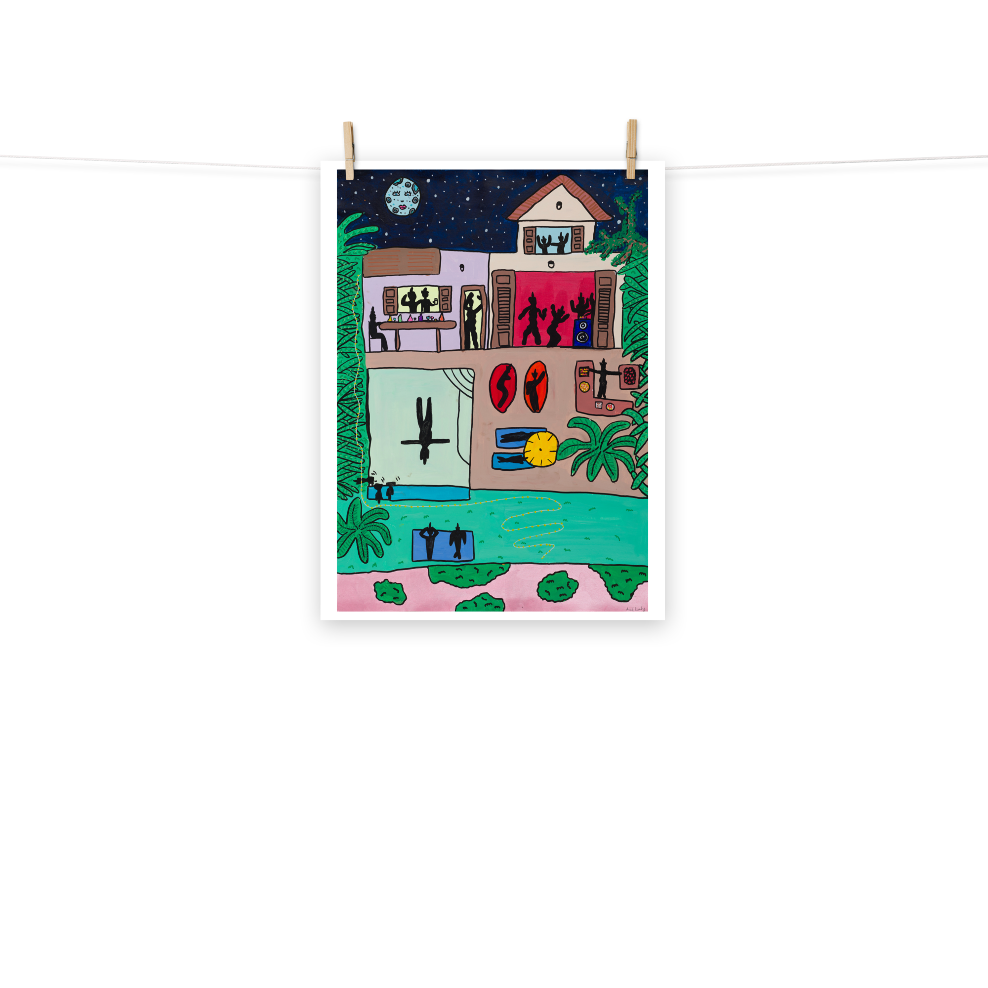 Poster Art Print "Kunty Party"