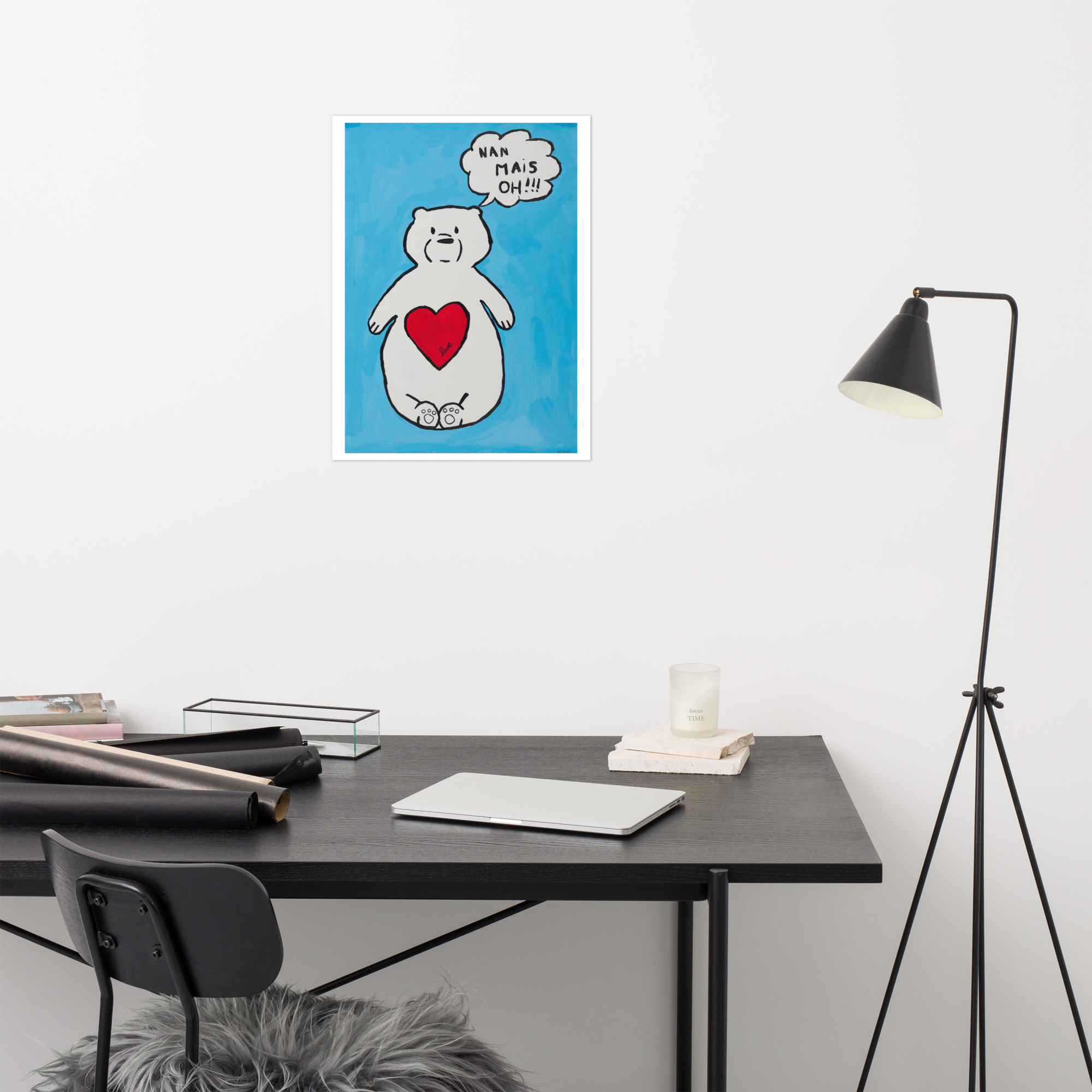Poster Art print "Snowy"
