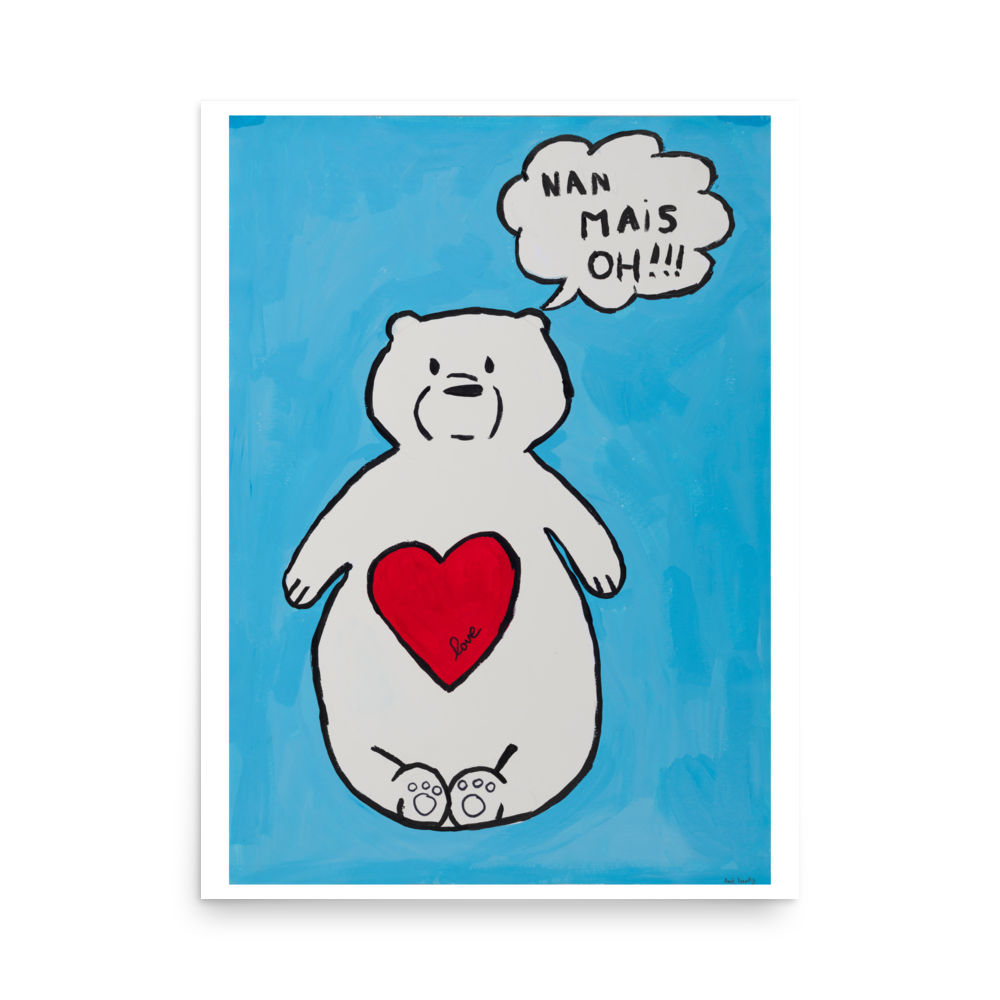 Poster Art print Snowy