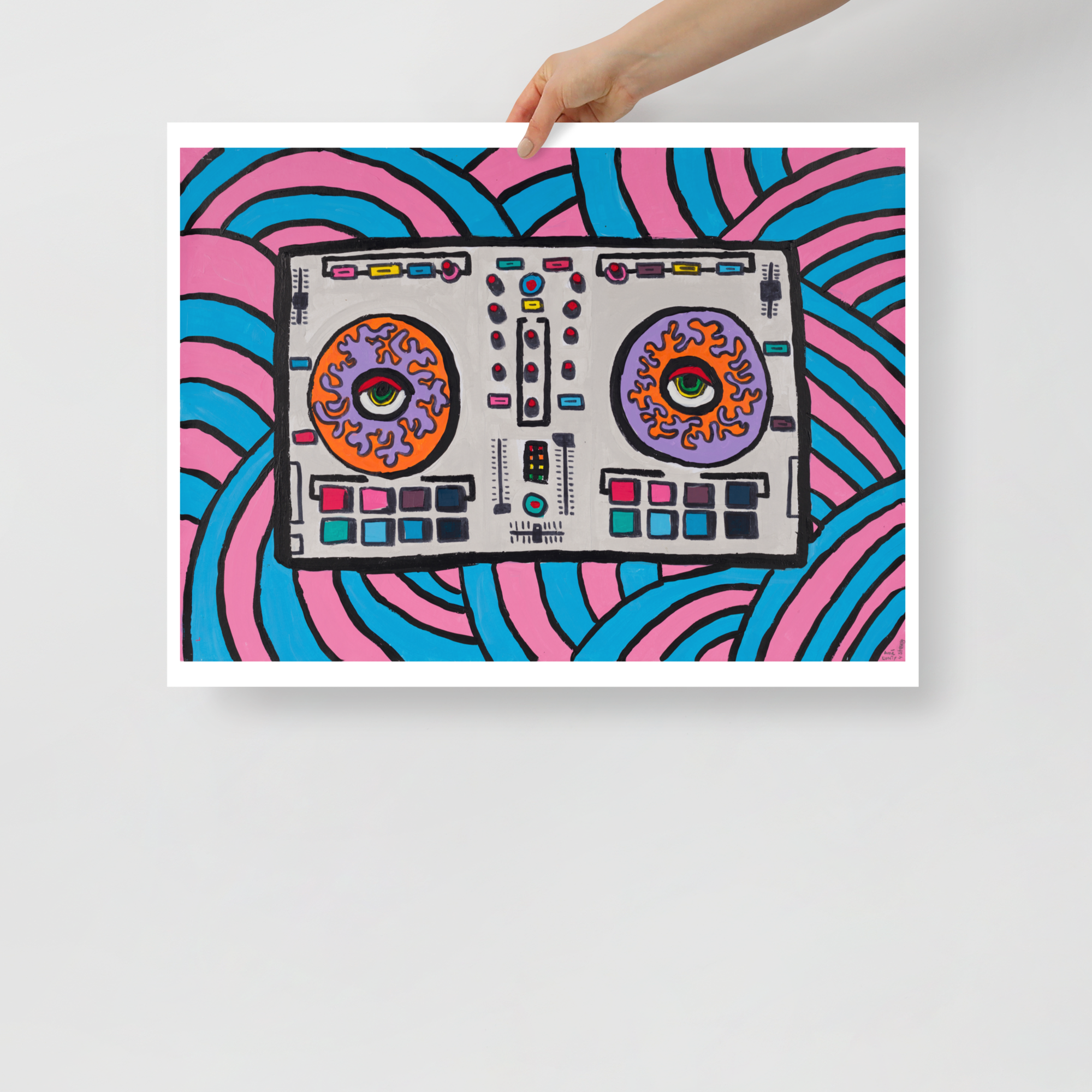 Poster Art Print "DJ Kunty"