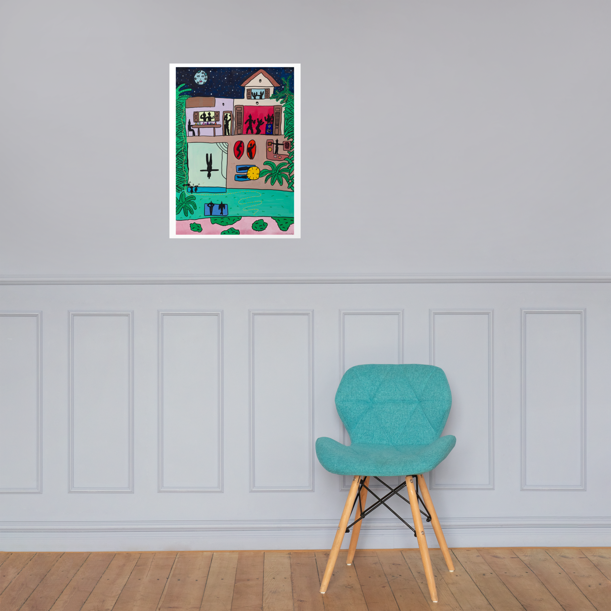 Poster Art Print "Kunty Party"