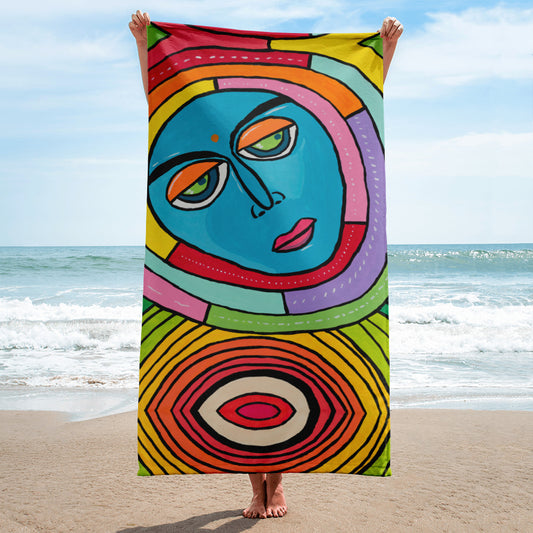 Towel 'Blue Indian'