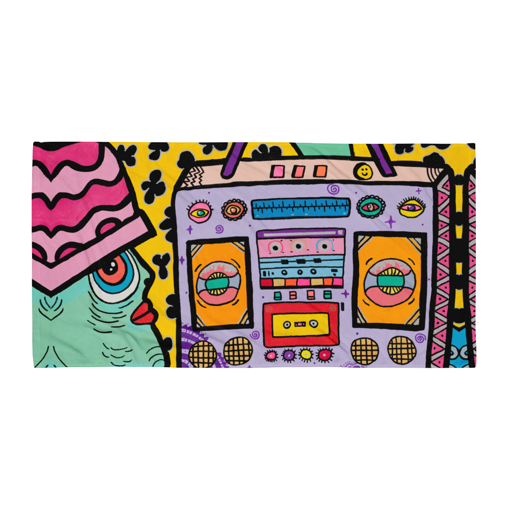 Serviette de plage 'Alien' 