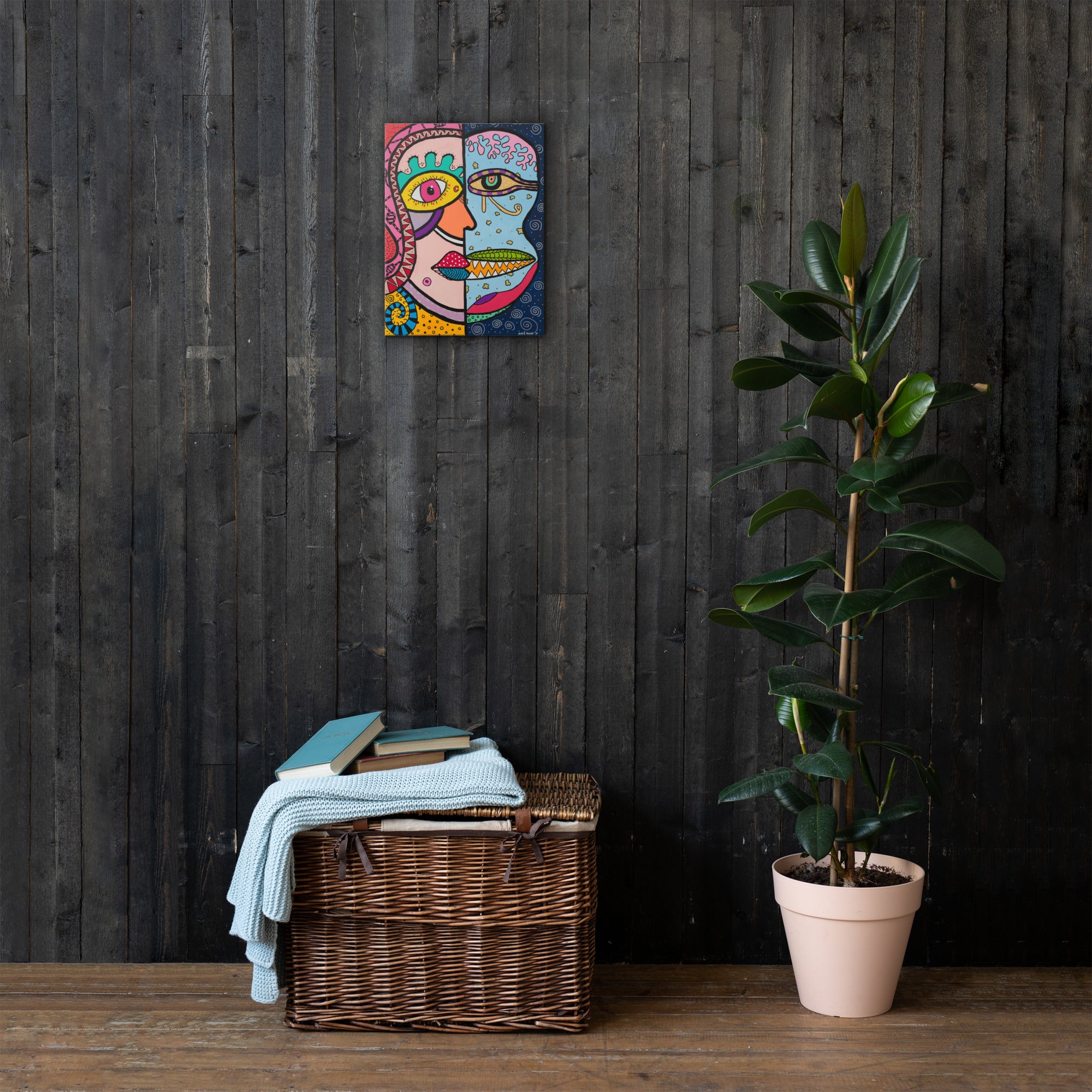 Toile 'Soi intérieur et Soi extérieur'
