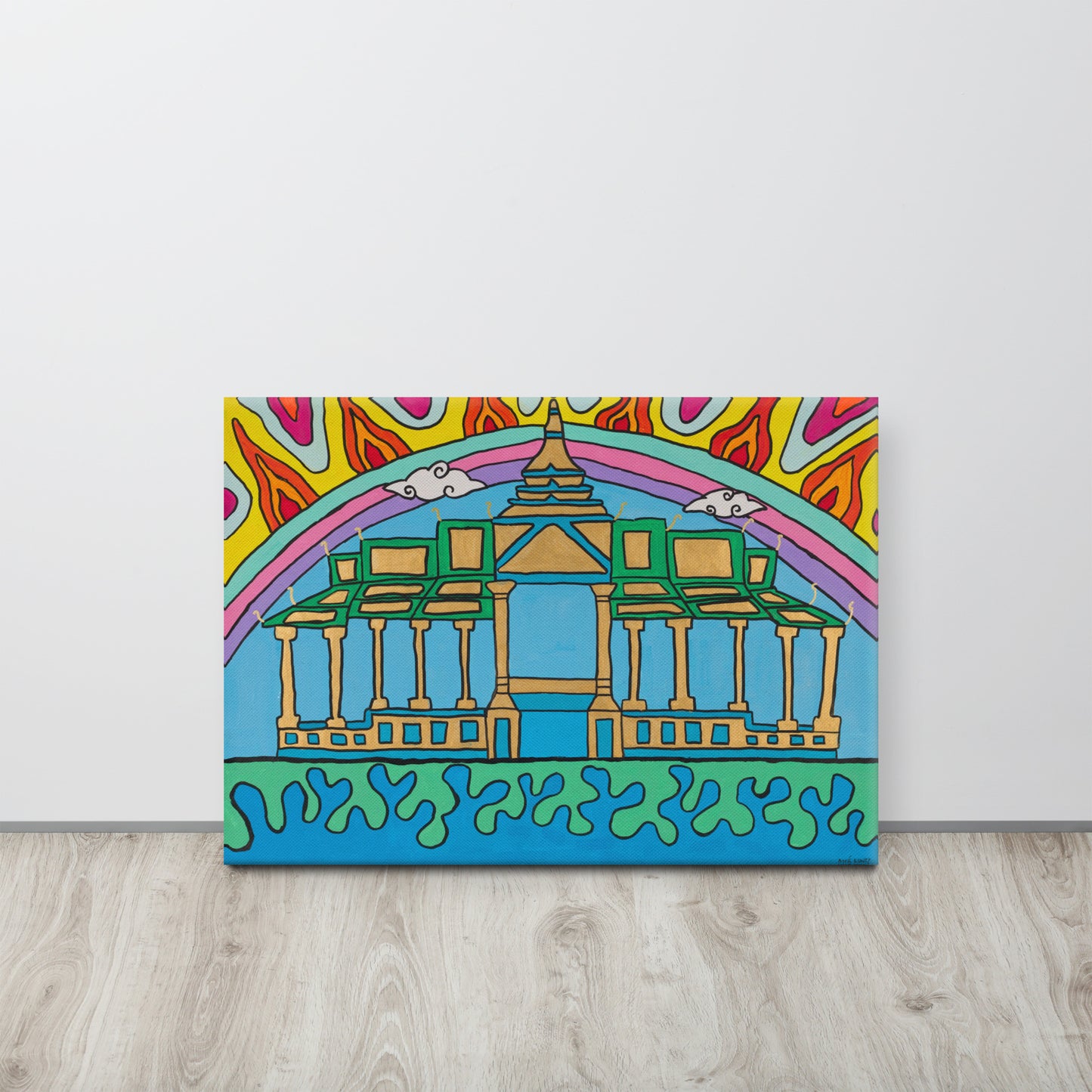 Canvas Print 'Mekong Temple'